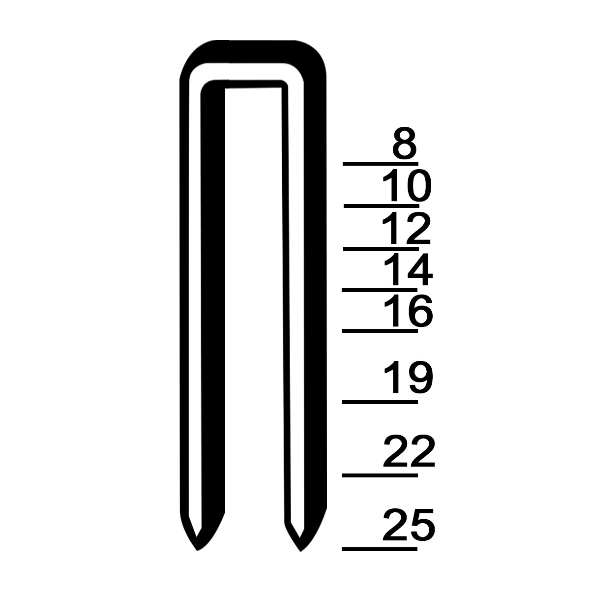 Prebena Heftklammern O25CNK