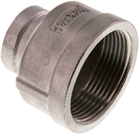 Rundmuffe Rp 1-1/2"-Rp 3/4", 1.4408