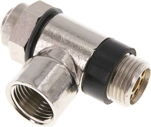 Drosselrückschlagventil G 1/2", zuluftregelnd (A), Messing