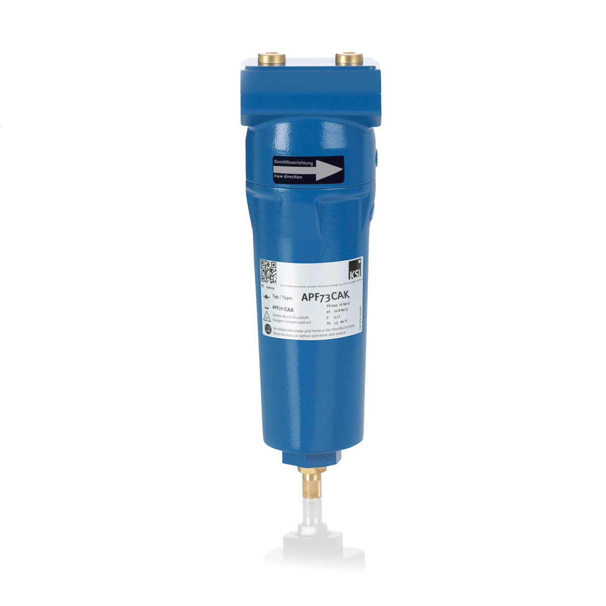 DF-Kartuschenfilter APF83 MSK G3/4 Durchfluss 0,5 m³/h