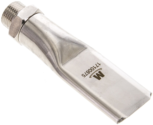 Softy Flachdüse, 29, G 3/8", Messing vernickelt Typ SOFTY 629