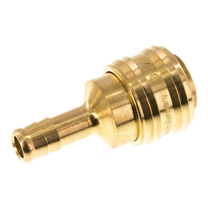 Attacco rapido (NW7.2) tubo da 9 (3/8") mm, ottone