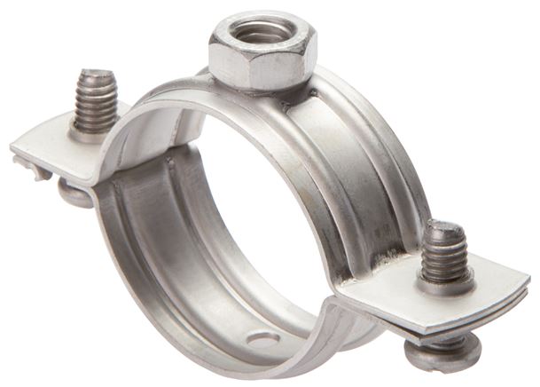 Rohrschelle, 54 - 60mm, 1.4404, ohne Einlage