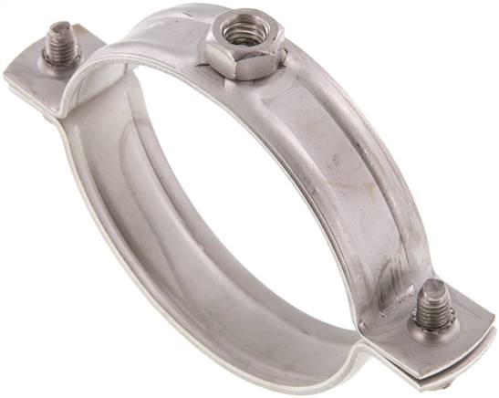 Rohrschelle, 72 - 76mm, 1.4404, ohne Einlage