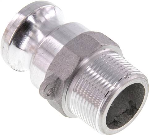 Kamlock-Stecker (F) R 1-1/4"(AG), Aluminium