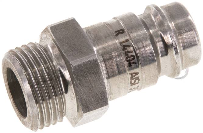 Kupplungsstecker (NW10) G 3/8"(AG), 1.4404
