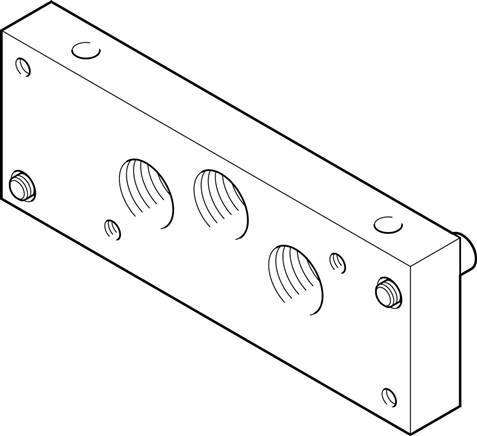 FESTO IEPR-04-D-3 (18880) Endplatte