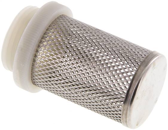 Saugkorb für Rückschlagventil G 1", 1.4301 / Nylon