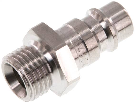 Kupplungsstecker (NW7,2) G 1/4"(AG), 1.4404