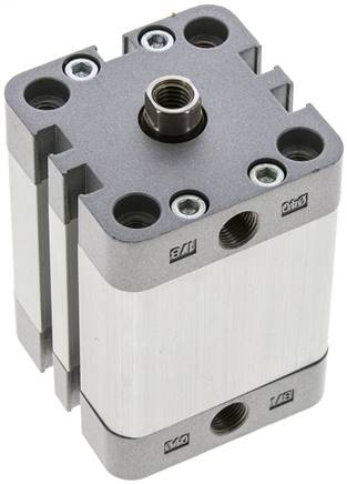 ISO 21287-Zylinder, doppeltw., Kolben 40mm, Hub 30mm, Kolbenstange mit IG