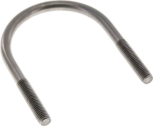 Rundstahlbügel, M 12, 88,9mm, 1.4301