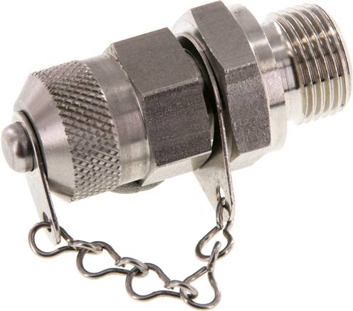 Messanschluss M16x2 - G 3/8" (AG), 1.4571