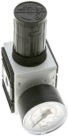 FUTURA Präzisionsdruckregler, G 3/8", 0,1 - 1bar, mit durchgehender Druckversorgung