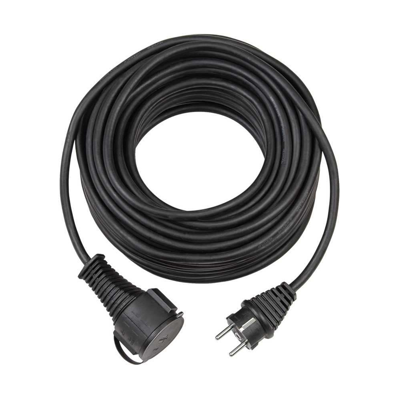 BREMAXX Verlängerungskabel IP44 25m schwarz AT-N05V3V3-F 3G1,5
