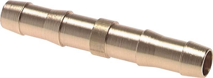 Schlauchverbindungsrohr DIN EN 560, 6 (1/4")mm-6 (1/4")mm, Messing