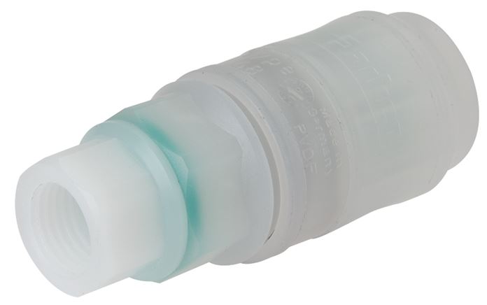 Schnellkupplung (NW7,2) G 1/4", PVDF (IG)