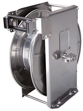 Autom. Schlauchaufroller, DN12, 300 bar, Edelstahl