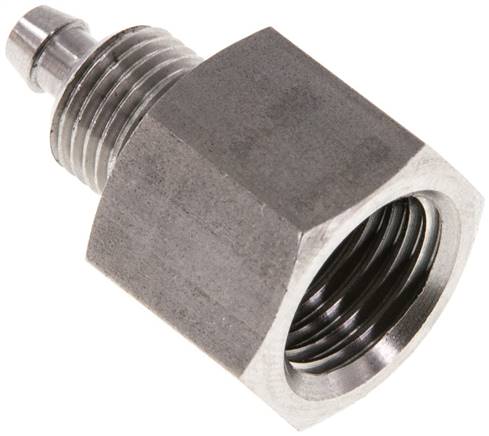 Aufschraub-Gewindestück G 1/4"-6x4mm, 1.4571 ohne Mutter