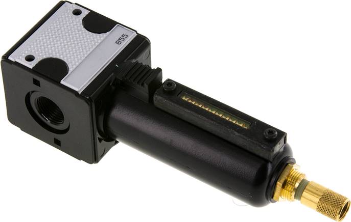 MULTIFIX Filter, G 3/8", Baur. 1, Metallbehälter mit Sichtrohr, Metallbehälter, Kondensatablass automatisch