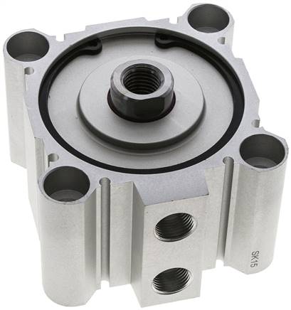 Kompaktzylinder, doppeltwirkend, Kolben 80mm, Hub 10mm -Eco-Line