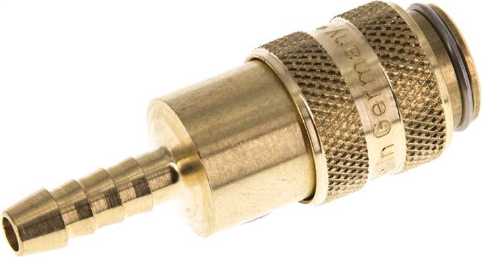 Schnellkupplung (NW5) 5mm Schlauch, Messing