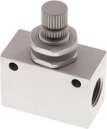 Block-Drosselrückschlagventil, G 3/8", Kompakt