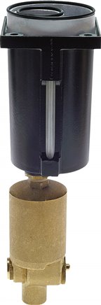 Metallbehälter mit Sichtrohr automatisch (Anbauautomat), Kombi 1