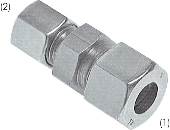 Reduzierverschraubung 10 S (M18x1,5)-8 S (M16x1,5), Stahl verzinkt