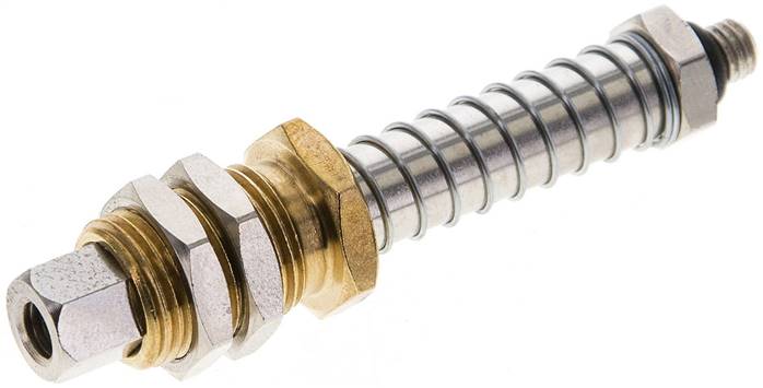 Federstößel M 5 (AG)xM 5 (IG), Hub 20mm , Standard