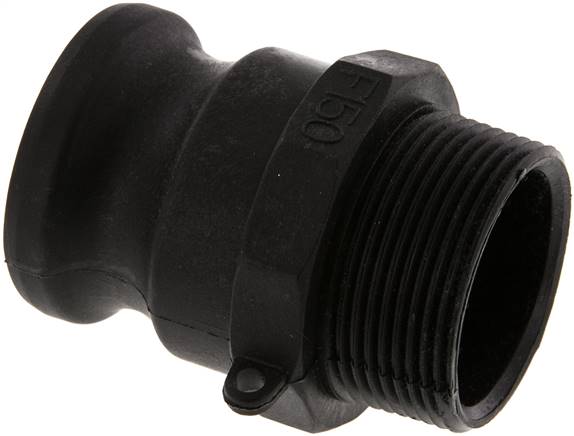 Kamlock-Stecker (F) R 1-1/2"(AG), Polypropylen