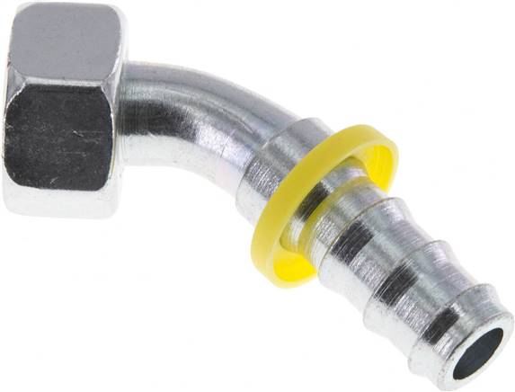 45°-Steckanschluss 18 L Überwurfmutter, 15,9mm GSP-Schl