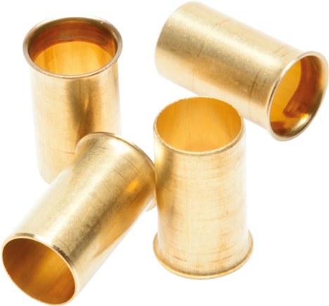 Verstärkungshülse für Rohr 6x4,0 mm, Messing