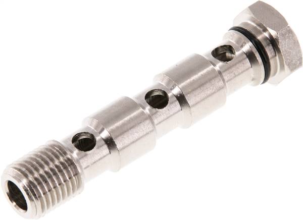 Hohlschraube für IQS-Ringstücke, G 1/4" 3-fach