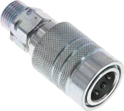 Steckkupplung ISO7241-1A, Muffe Baugr.2T, 10 S (M18x1,5)