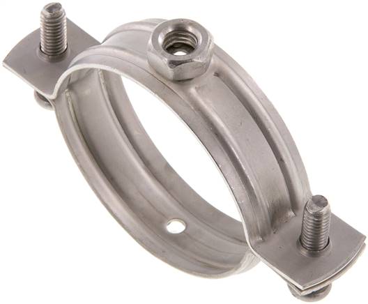 Rohrschelle, 54 - 60mm, 1.4404, ohne Einlage