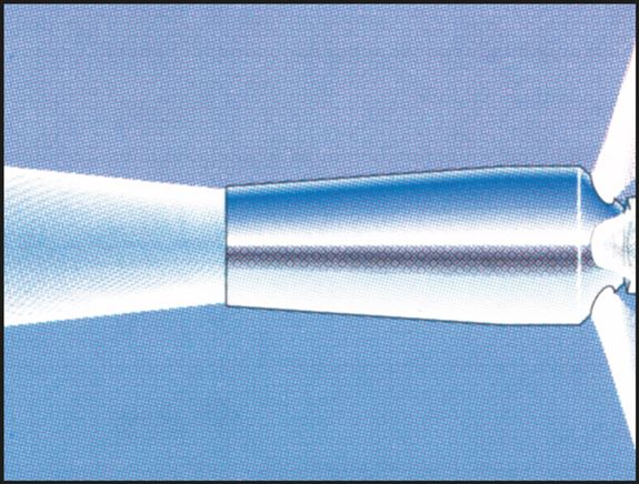 Venturidüse für Blaspistole, M 12 x 1,25 (AG), Aluminium
