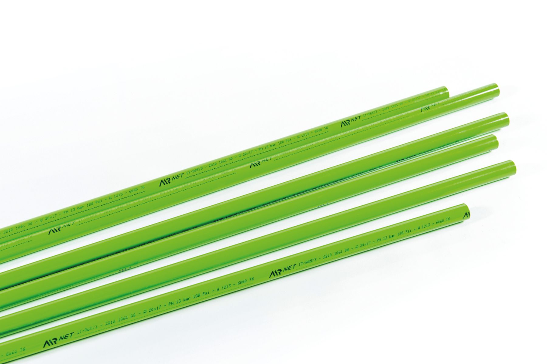 AIRnet Alu - Rohr D20 Länge 5,7m  N2, grün