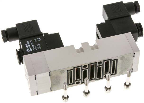 ISO-Ventil (Größe 1), 5/3-Wege, Mittelstellung geschlossen, 115 V AC