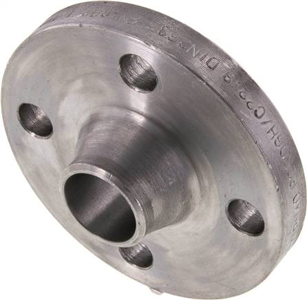 Vorschweißflansch DN25-PN40 (DIN/EN), DIN 2635 & EN 1092-1 (Typ 11), 33,7mm, Stahl