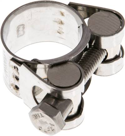 18mm Gelenkbolzenschelle, 21 - 23mm, 1.4301 (W4)