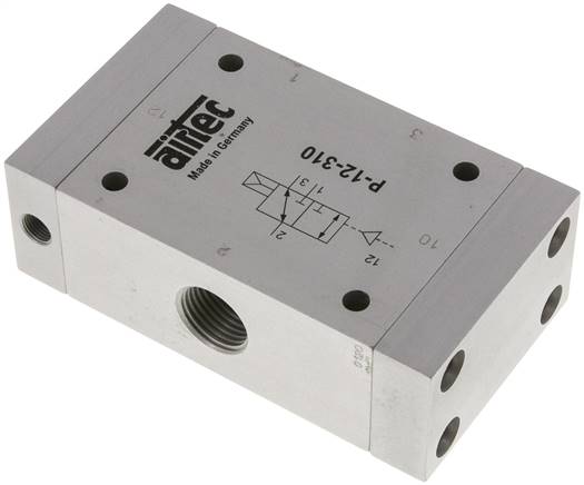 3/2-Wege Pneumatikventil mit Luftfeder, G 1/2", ATEX-Zulassung