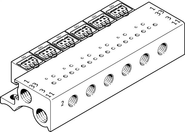 FESTO MHA1-PR10-3-M3-PI (197226) Batterieblock