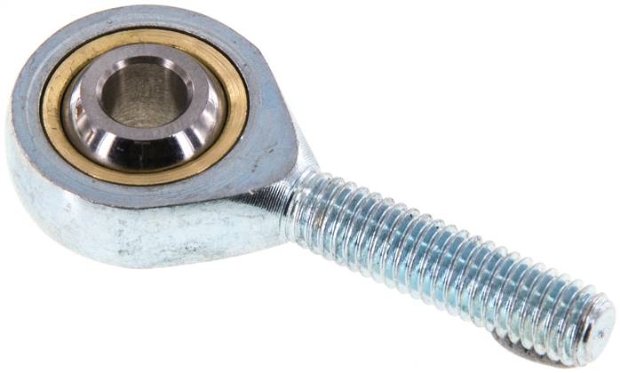 Gelenkkopf, Außengewinde M 6, Stahl verzinkt