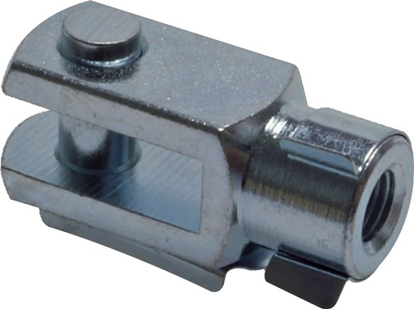 Gabelkopf mit Bolzen M 36 x 2, Stahl verzinkt