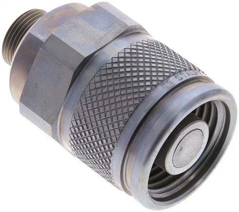 Hydraulik-Rohrleitungskupplung, Stecker Baugr.3, 15 L (M22x1,5)