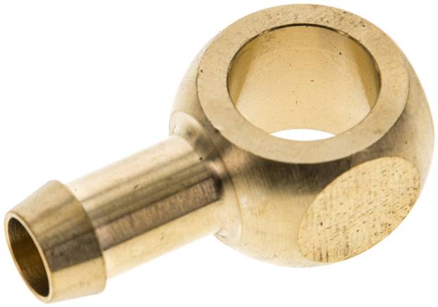 Ringstück für L-Gewindetülle G 1/4"-9 (3/8")mm, Messing