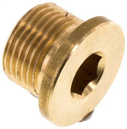 Verschlussstopfen Innenskt. G 3/8", Messing Typ VS 38 MS