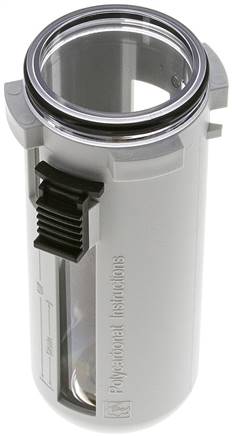 FUTURA Kunststoffbehälter , mit Schutzkorb für Öler BOL 2 F