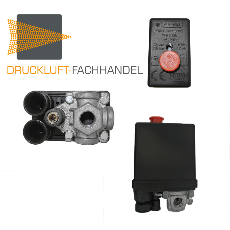 Original NEMA Druckschalter 230V NE-MA mit Entlastungsventil