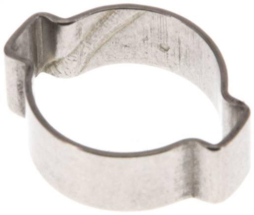 2-Ohr-Schlauchschelle 14 - 17mm, 1.4307 (W4)